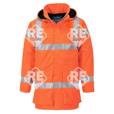 Bizflame Rain Hi-Vis Multi Lite kabát Narancs 4XL