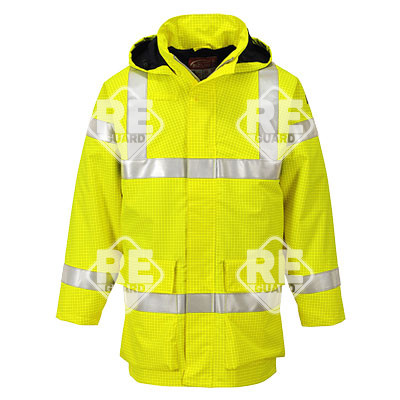Bizflame Rain Hi-Vis Multi Lite kabát Narancs 4XL
