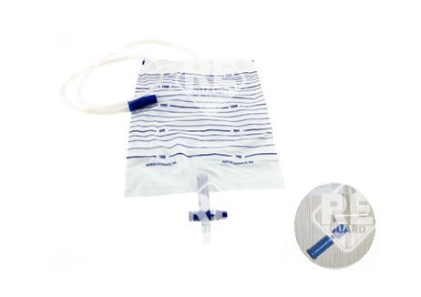 vizeletgyűjtő zsák felnőtt, 2 Liter, T-végű