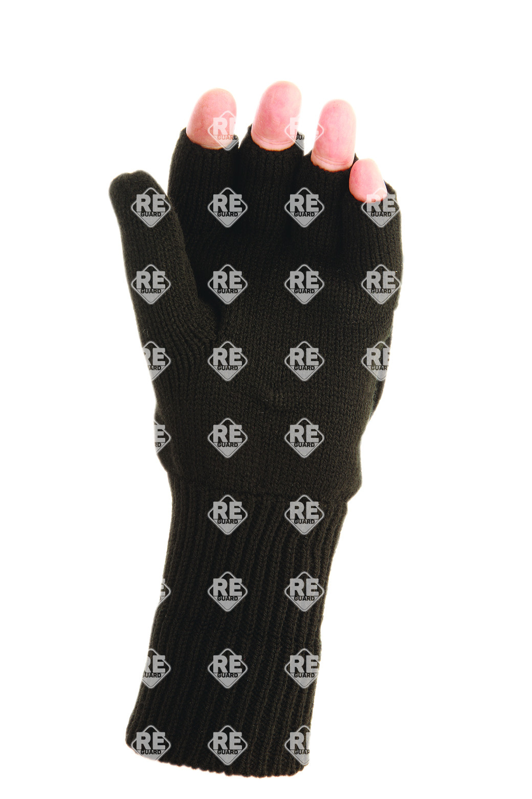 Kötött lövész kesztyű, bélelt, L