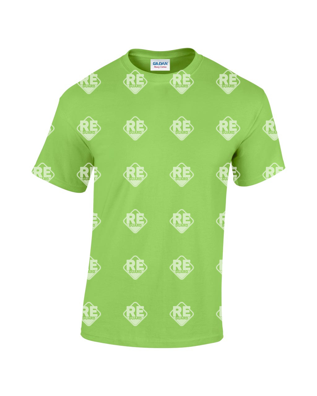 Póló Gildan 5000 környakas, kevertszálas, antik cherry red, 2XL