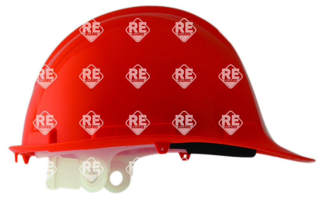 PP sisak 6-pontos rögzítővel, homlokpánttal fehér