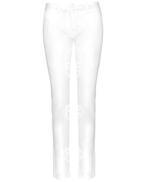 Nadrág Kariban 741 chino női fehér 34