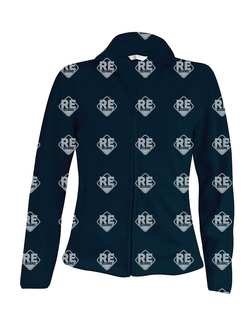 Polár kabát Kariban, női, fekete 2XL