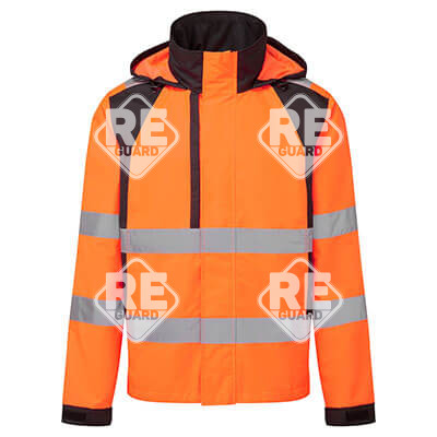 CD860 - WX2 Eco Hi-Vis esőkabát Narancs/Fekete L