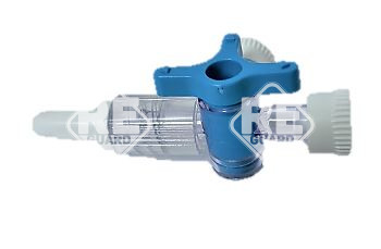 Infúziós elzáró csap 3 járatú Lipid Resistant