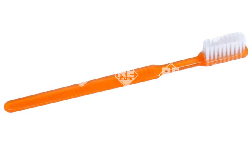 Fogkefe, fogkrémmel, világoskék