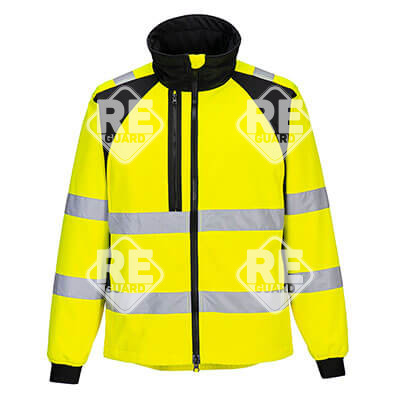 WX2 Eco Hi-Vis Softshell (2L) Sárga/fekete L