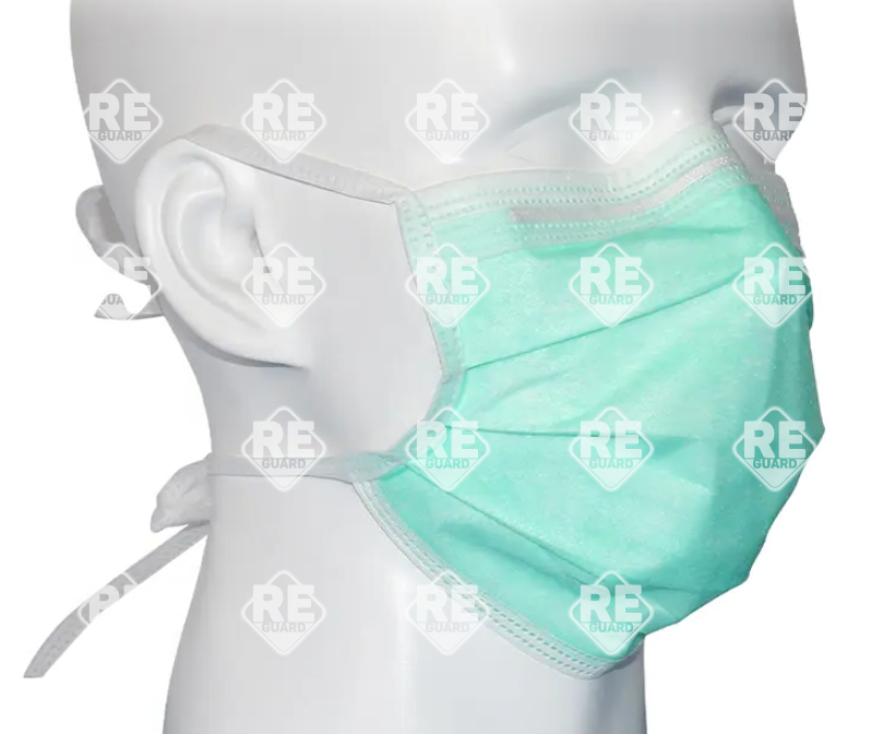 szájmaszk 3 rtg kötős KÉK