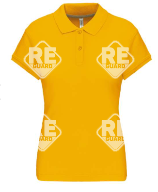 KA242 női pique póló galléros fekete 2XL