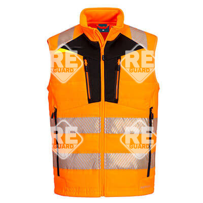 DX4 Hi-Vis Softshell Mellény Narancs/Fekete 4XL