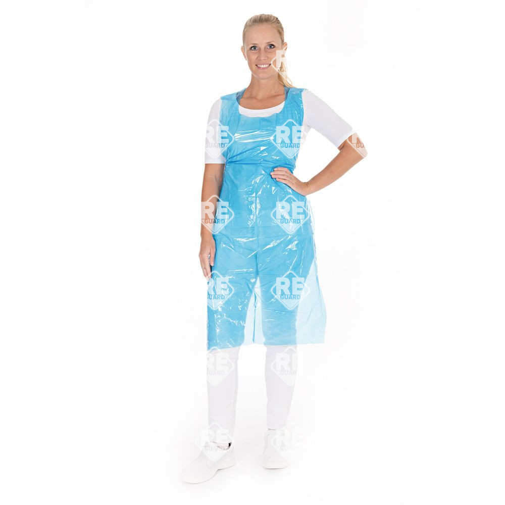 Fóliakötény Hygostar 125x70cm 16my rollos 200db kék