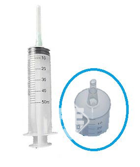 Fecskendő 3r. 50ml catheter vég