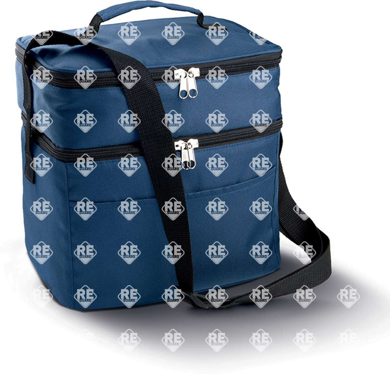 Hűtőtáska dupla rekeszes13 l világosszürke