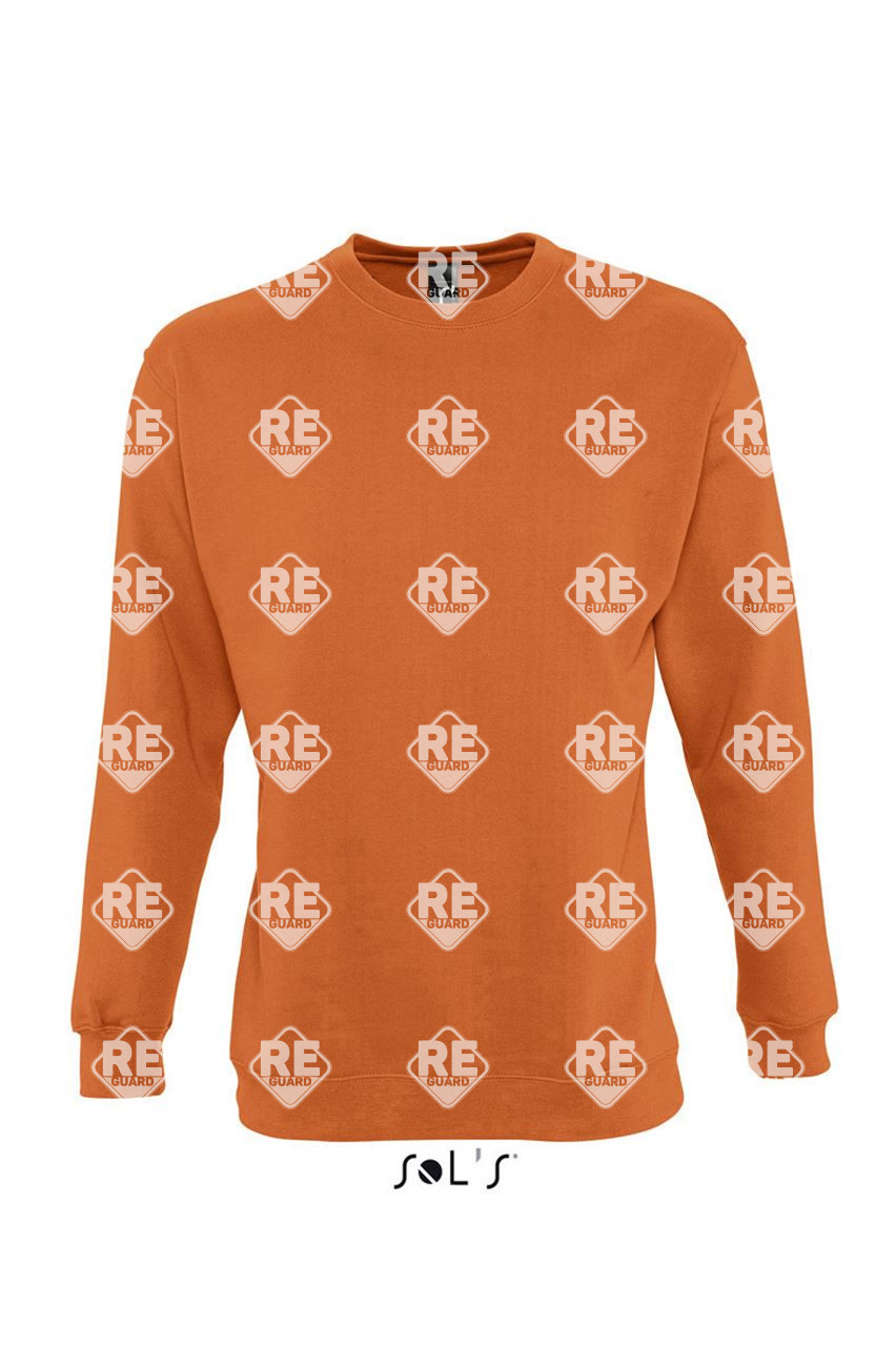 Pulóver SOL’S New Supreme környakas, kevertszálas, sötétkék 3XL