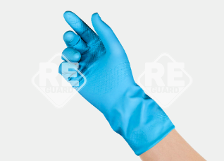 Lady háztartási gumikesztyű kék (7-7,5) S