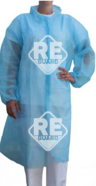 Látogatóköpeny Guarder tépőzáras 20g kék 2XL