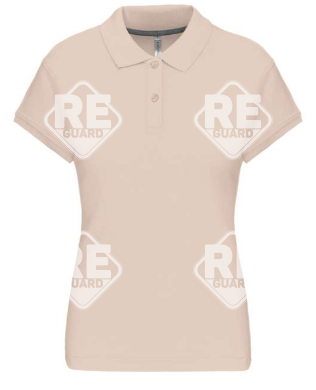 KA242 női pique póló galléros fekete 2XL