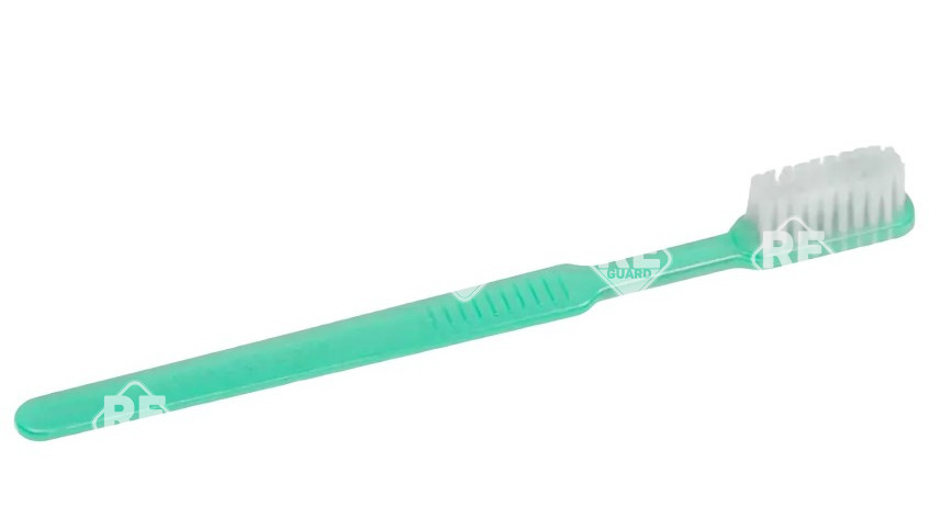 Fogkefe, fogkrémmel, világoskék