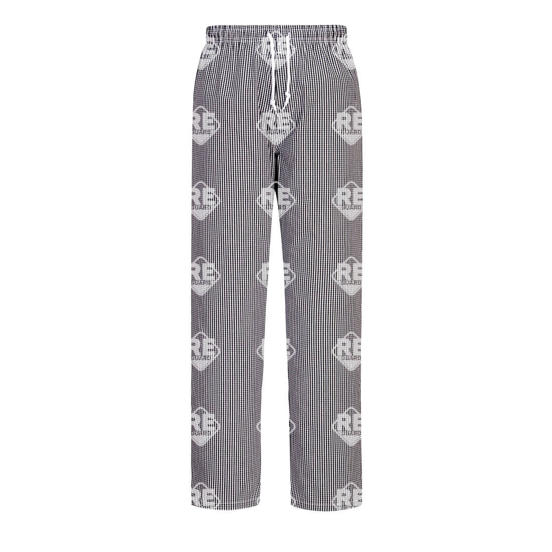 Bromley séfnadrág kék-fehér pepita L