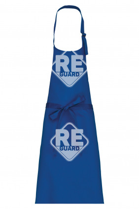 Kötény Kariban hosszú, állítható nyakpánttal sötétkék