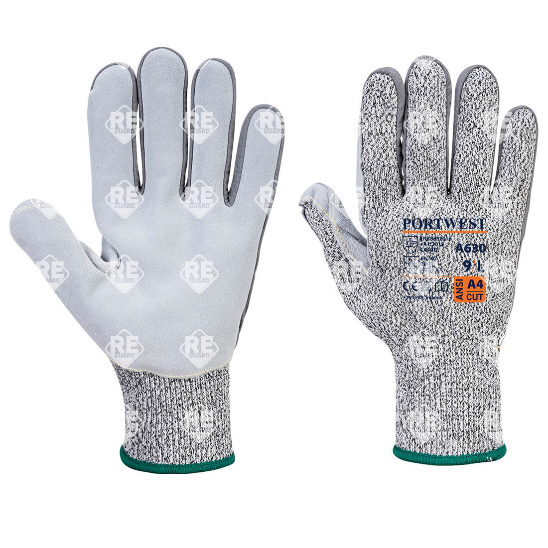 Razor vágásbiztos kesztyű, Cut 5 szürke L