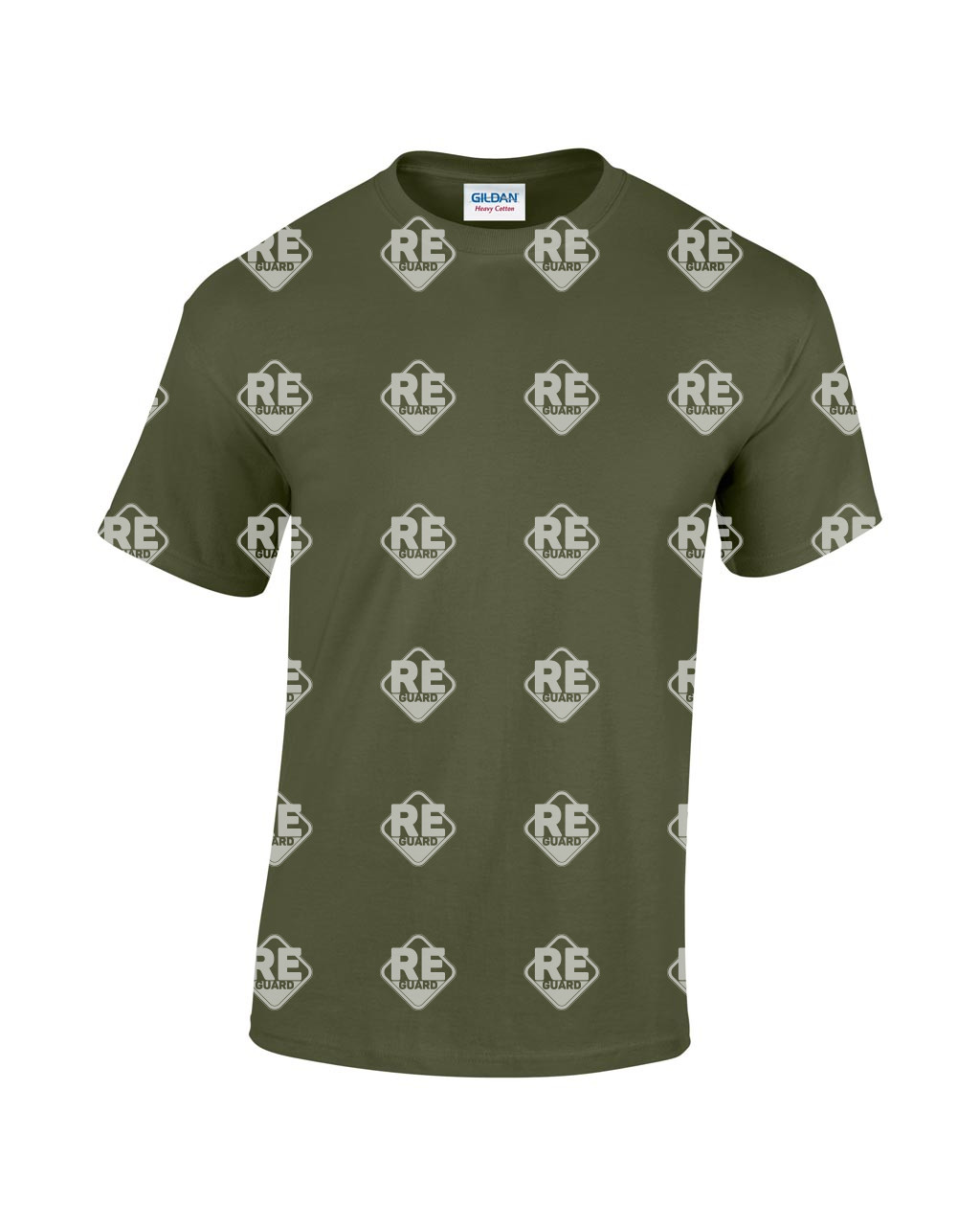 Póló Gildan 5000 környakas, kevertszálas, antik cherry red, 2XL