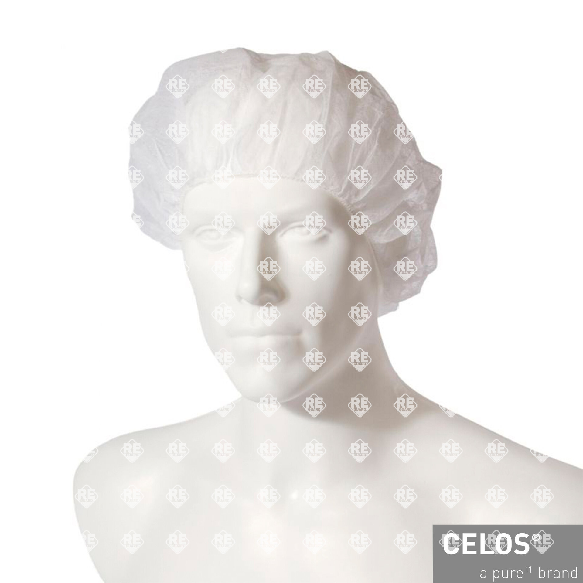 Hajháló Celos PP 58cm fehér