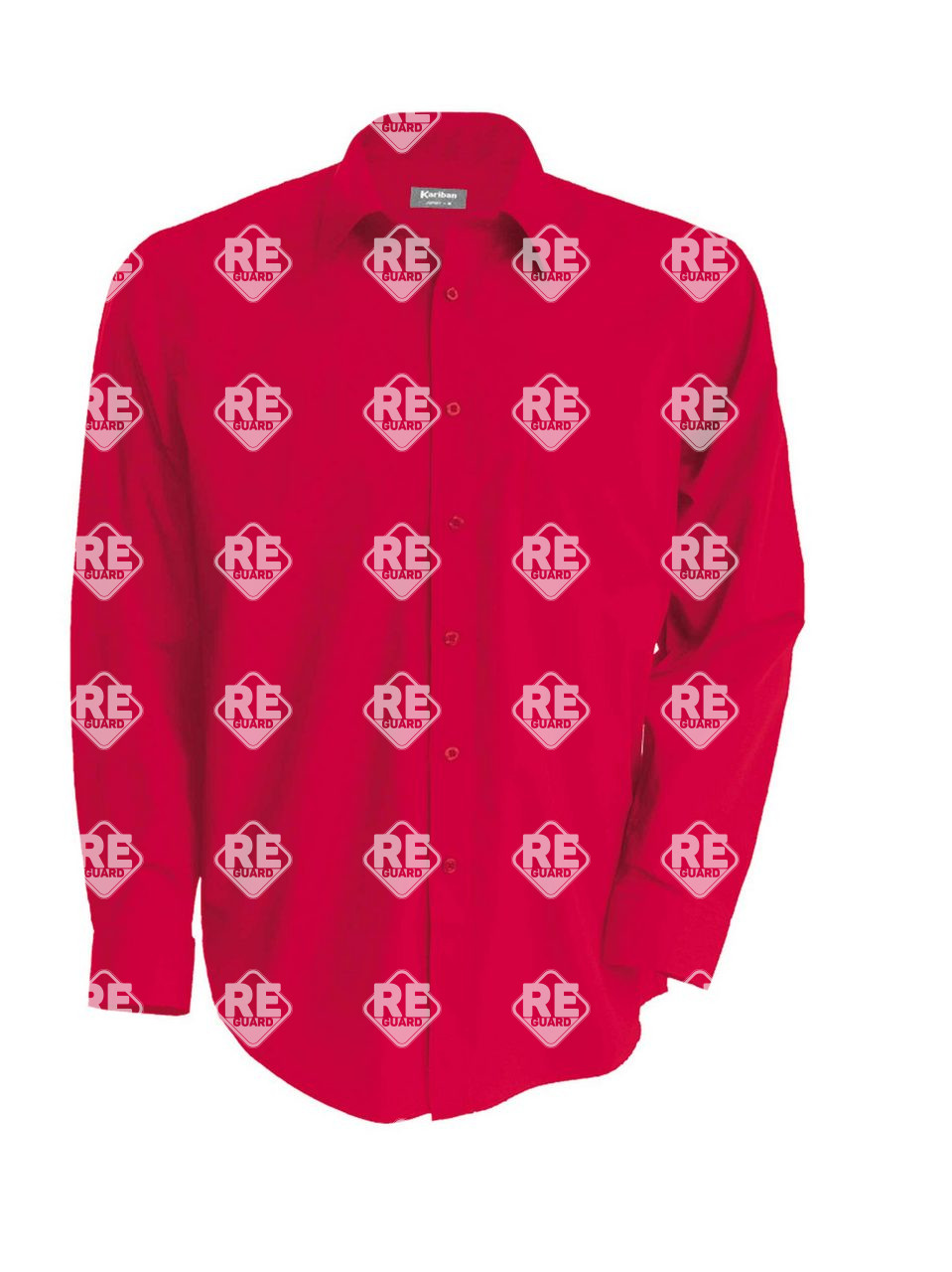 Ing Kariban 541 férfi, hosszú ujjú, pamut fekete 2XL