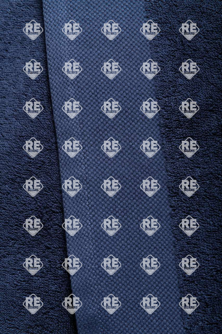 Törölköző Kariban organikus pamut fekete 140x70