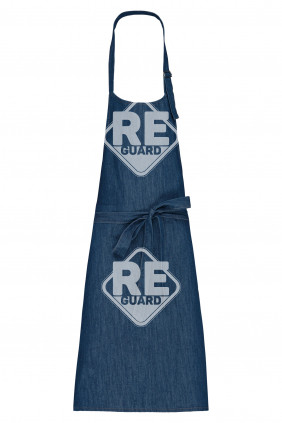 Kötény Kariban hosszú, állítható nyakpánttal sötétkék