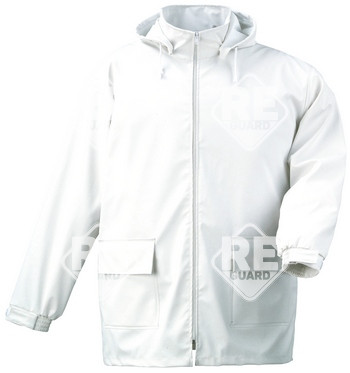 Food fehér PU kabát L