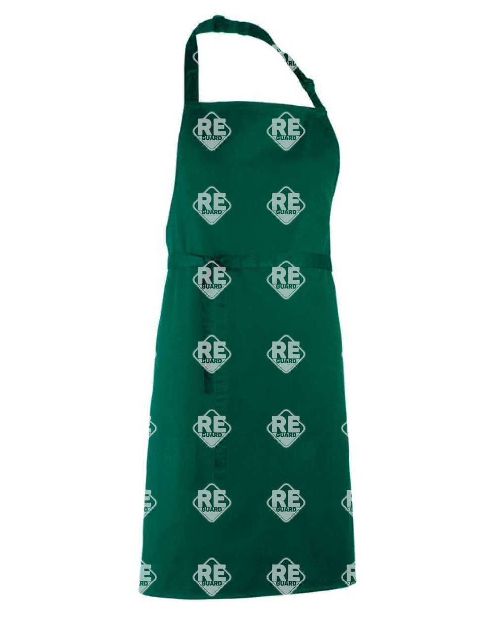 Kötény Premier hosszú, állítható nyakpánttal almazöld