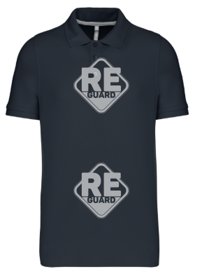 KA241 pique póló galléros fekete 2XL