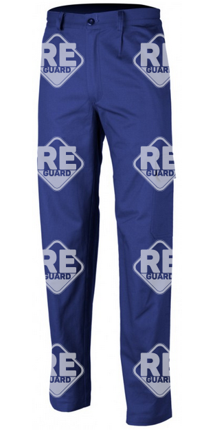 Industry királykék deréknadrág, 65%PES-35%pamut, 245g L