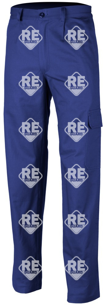 Industry királykék deréknadrág, 65%PES-35%pamut, 245g L