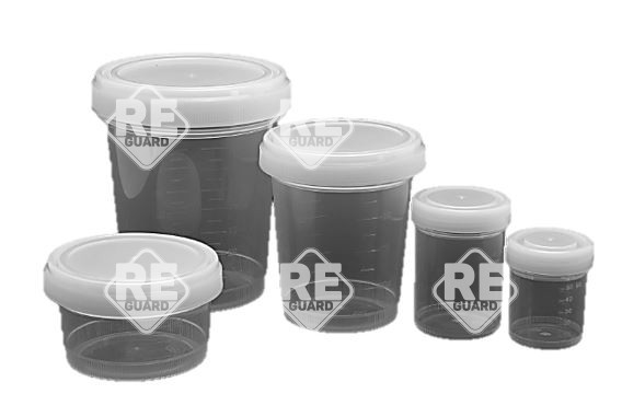 Formalinálló műa. doboz csavaros fedéllel transzparens 5 ml