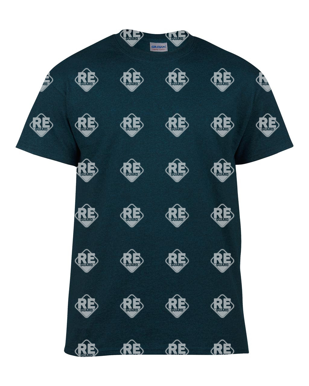 Póló Gildan 5000 környakas, kevertszálas, antik cherry red, 2XL