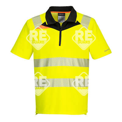 DX412 - DX4 Hi-Vis póló S/S Narancs/Fekete 4XL