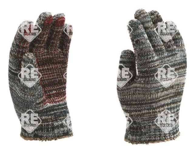 Pontozott kesztyű, 8, kopásálló