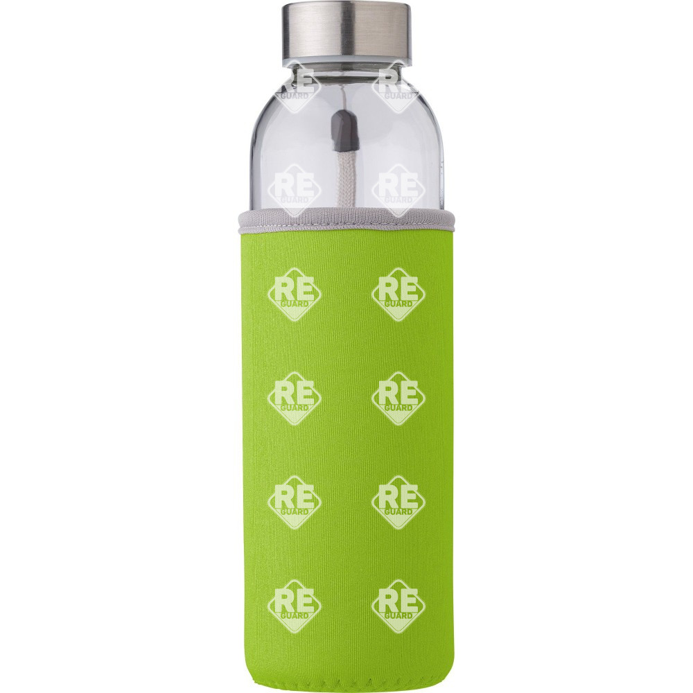 Üvegpalack neoprén tokban fekete 500 ml