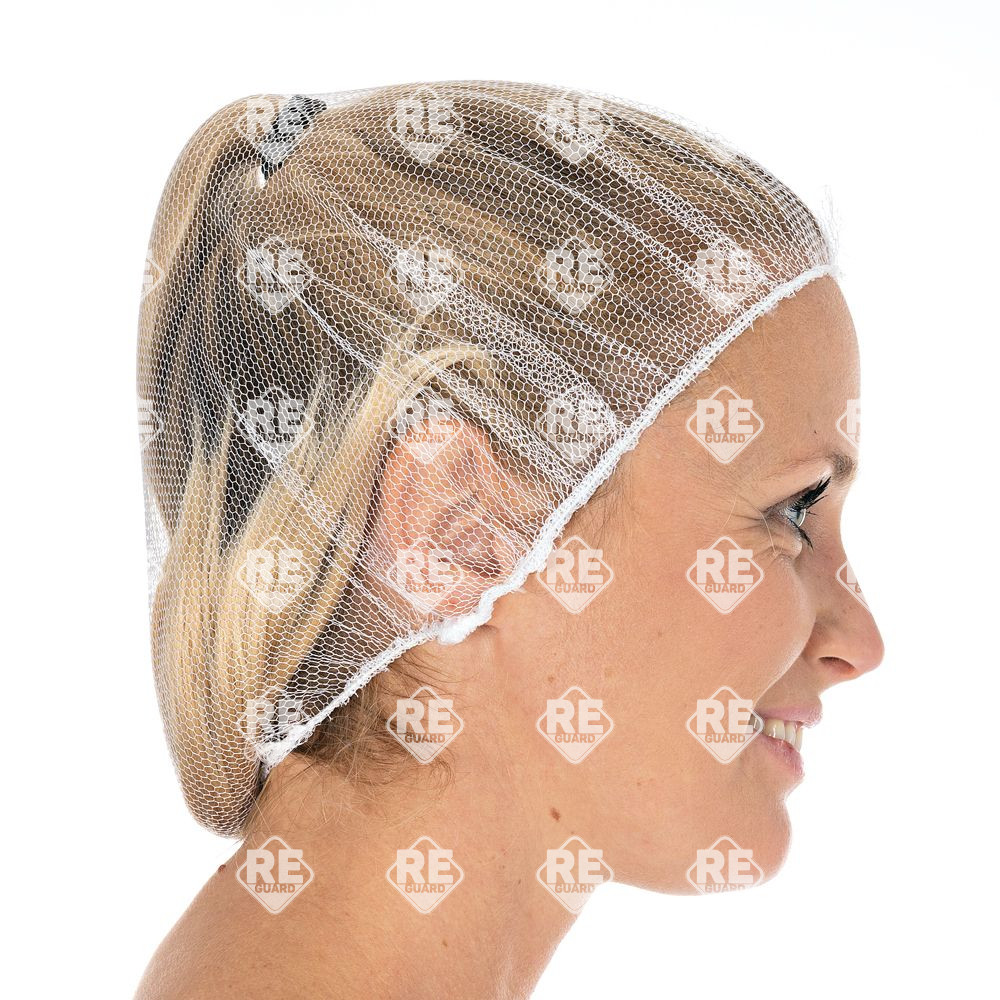 Hajháló necc anyagból Honeycomb | nylon fehér 53cm