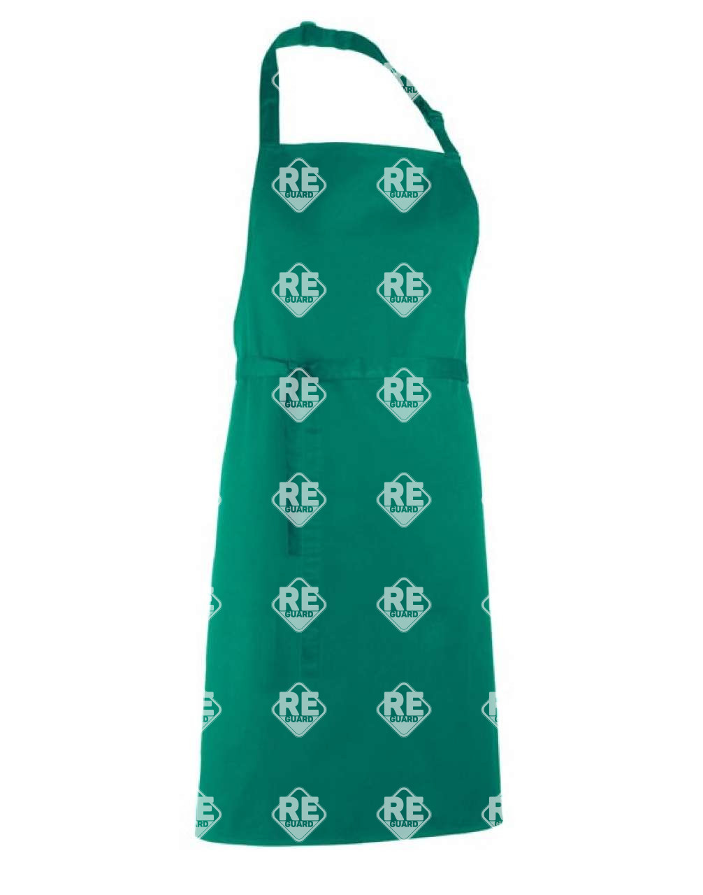 Kötény Premier hosszú, állítható nyakpánttal almazöld