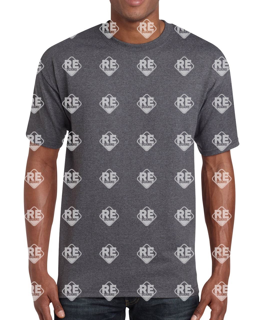 Póló Gildan 5000 környakas, kevertszálas, antik cherry red, 2XL