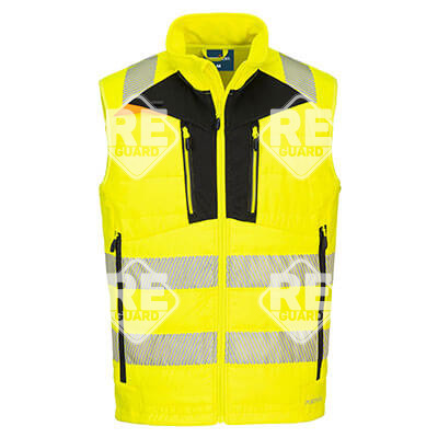 DX4 Hi-Vis Softshell Mellény Narancs/Fekete 4XL