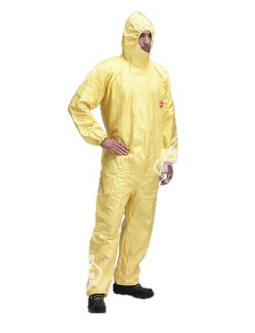 TYCHEM 2000 C sárga vegyszerálló overall S