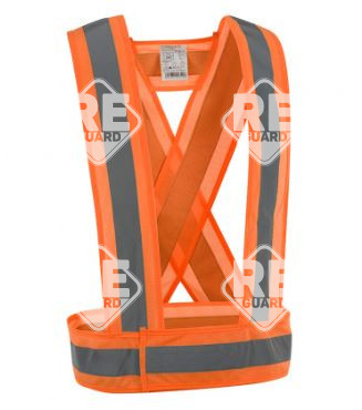 Jólláthatósági vállpánt, narancssárga, férfi méretű