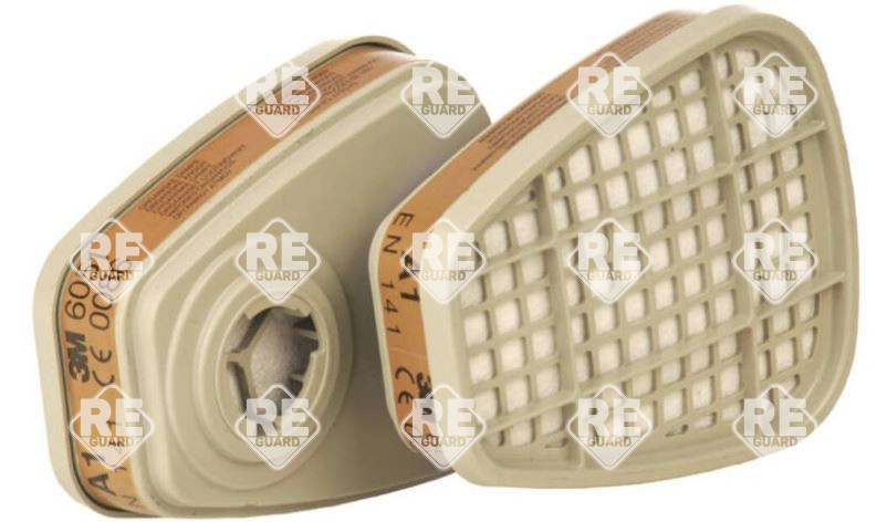 3M 6051 A1 gáz-,gőz- és részecske-szűrő betét