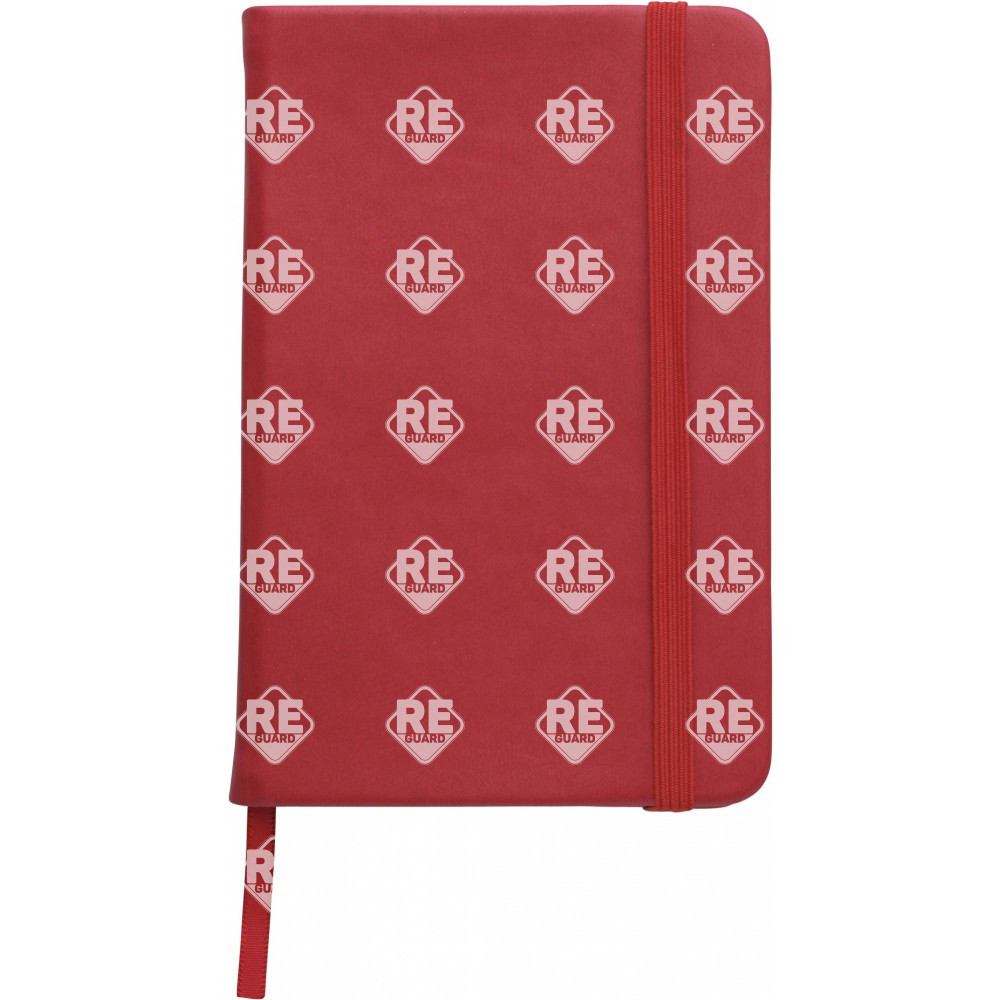 A5-ös jegyzetfüzet puha PU borítással fekete