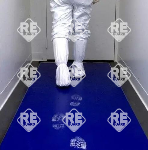 szennyfogó szőnyeg (antibakteriális), kék 45x115, 30 lapos, 10 csom./karton